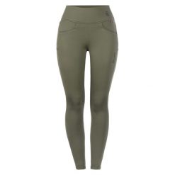 Damskie spodnie do jazdy konnej Cavallo Cavallou Grip Rl. Szare spodnie sportowe damskie CAVALLO, bez wzorów, z podwyższonym stanem, do jazdy konnej. Za 359.60 zł.