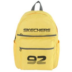 Plecak unisex Skechers Downtown Backpack pojemność 20 L. Żółte plecaki Skechers, bez wzorów. Za 73.99 zł.