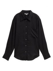 TOM TAILOR Denim Koszula w kolorze czarnym rozmiar: L. Czarne koszule damskie TOM TAILOR DENIM, l, bez wzorów, z denimu, bez kołnierzyka, bez ramiączek. Za 101.23 zł.