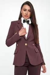 Żakiet z krepy ELISABETTA FRANCHI. Marynarki i żakiety damskie Elisabetta Franchi, bez wzorów. Za 2,859.00 zł.
