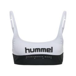 Damski top do kostiumu kąpielowego Hummel Cindi. Białe bikini Hummel, bez wzorów. Za 117.00 zł.