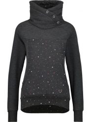Alife and kickin Bluza "VioletAK" w kolorze antracytowym rozmiar: S. Czarne bluzy damskie Alife and Kickin, s, bez wzorów, z bawełny, bez kaptura. Za 100.99 zł.