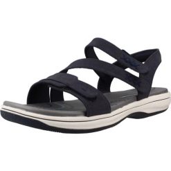 Sandały SKECHERS 163474S Niebieski. Niebieskie sandały damskie Skechers, bez wzorów, z syntetyku, bez obcasa, bez zapięcia. Za 224.99 zł.
