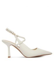 Aldo Szpilki Brunette 13965195 Biały. Białe szpilki damskie ALDO, bez wzorów, ze skóry, bez obcasa, na szpilce, bez zapięcia. Za 379.99 zł.