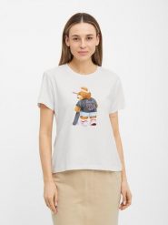 Bench Koszulka "Ragusa" w kolorze białym rozmiar: 38. Białe koszulki damskie Bench, bez wzorów, bez kołnierzyka, bez ramiączek. Za 69.75 zł.