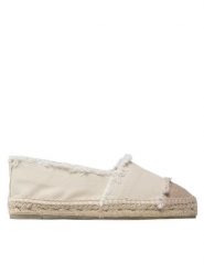 Castañer Espadryle Kampala/001 021852-203 Beżowy. Brązowe espadryle damskie Castañer, bez wzorów, z materiału, bez obcasa. Za 279.99 zł.