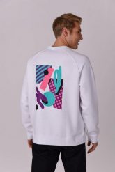 Bluza Penfold. Białe bluzy damskie OOSC, m, bez wzorów, z bawełny, bez kaptura. Za 294.99 zł.