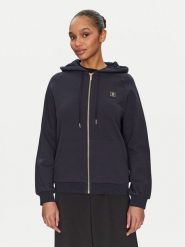 Fracomina Bluza FP24WT9001F40001 Granatowy Regular Fit. Niebieskie bluzy damskie Fracomina, xs, bez wzorów, z bawełny, bez kaptura. Za 199.99 zł.