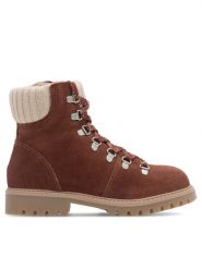Lasocki Kids Trapery ASPEN-CI12-ASPEN-18 Brązowy. Brązowe kozaki dziewczęce Lasocki Kids, bez wzorów, z materiału, bez obcasa, bez zapięcia. Za 229.99 zł.