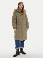 JDY Płaszcz zimowy Flotte 15330181 Brązowy Regular Fit. Brązowe kurtki damskie JDY, na zimę, s, bez wzorów, z syntetyku, bez kaptura. Za 379.99 zł.