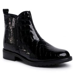 Botki Lasocki. Czarne botki damskie Lasocki, bez obcasa, na płaskiej podeszwie, bez zapięcia. Za 111.99 zł.