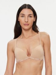 Guess Biustonosz bezfiszbinowy O3YC02 KBS50 Beżowy. Brązowe biustonosze Guess, z aplikacjami, z syntetyku. Za 219.99 zł.