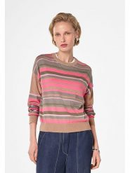 Rodier Sweter w kolorze jasnoróżowo-beżowym rozmiar: XL. Brązowe swetry klasyczne damskie Rodier, xl, bez kołnierzyka. Za 217.45 zł.