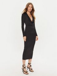 BARDOT Sukienka koktajlowa Lorel 59613DB Czarny Slim Fit. Czarne sukienki damskie Bardot, bez wzorów, z syntetyku, wizytowe, bez ramiączek. Za 249.99 zł.
