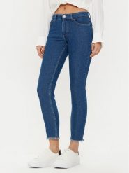 ONLY Jeansy 15336726 Granatowy Skinny Fit. Niebieskie jeansy damskie Only, bez wzorów, z bawełny. Za 79.99 zł.