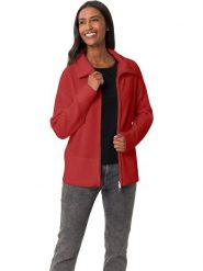 Heine Kardigan w kolorze czerwonym rozmiar: 40. Czerwone kardigany damskie Heine, bez wzorów, z bawełny. Za 109.52 zł.