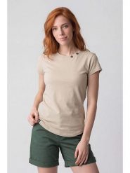 Alife and kickin Koszulka "Tabitha" w kolorze beżowym rozmiar: M. Brązowe bluzki damskie Alife and Kickin, m, bez wzorów, bez kołnierzyka, bez ramiączek. Za 60.99 zł.