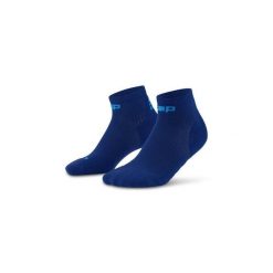 Damskie skarpety kompresyjne do biegania sportowe za kostkę Core Run CEP. Niebieskie skarpetki damskie CEP, bez wzorów, z elastanu. Za 79.00 zł.