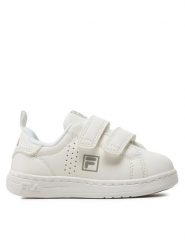 Fila Sneakersy CROSSCOURT 2 NT VELCRO kids FFK0018 10005 Biały. Białe buty sportowe dziewczęce Fila, z materiału, bez zapięcia. Za 169.99 zł.