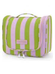 Puccini Kosmetyczka "Infinity" w kolorze jasnoróżowo-zielonym - 24 x 10 x 14 cm rozmiar: onesize. Różowe kosmetyczki damskie Puccini, bez wzorów, z materiału. Za 100.28 zł.