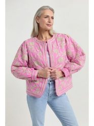 Josephine & Co Kurtka przejściowa "Daaf" w kolorze beżowo-jasnoróżowym rozmiar: 38. Brązowe kurtki damskie Josephine & Co, bez wzorów, z bawełny, bez kaptura. Za 460.12 zł.