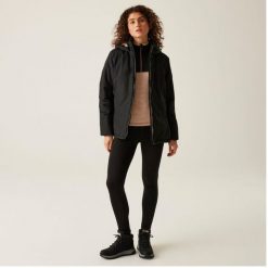 Kurtka turystyczna 3 w 1 damska Wentwood IX. Czarne kurtki damskie Regatta, bez wzorów, bez kaptura. Za 359.99 zł.