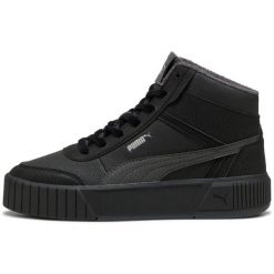 Buty Puma Carina Mia Mid Wt r, Dla obu płci. Czarne obuwie sportowe casual damskie Puma, ze skóry ekologicznej. Za 490.00 zł.