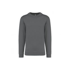 Bluza z okrągłym dekoltem Kariban. Szare bluzy damskie KARIBAN, m, bez wzorów, z bawełny, bez kaptura. Za 128.50 zł.