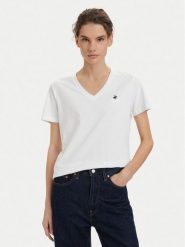 Beverly Hills Polo Club T-Shirt P-SS26W-TS516518 Biały Regular Fit. Białe t-shirty damskie Beverly Hills Polo Club, s, bez wzorów, z bawełny, bez kołnierzyka. Za 139.99 zł.