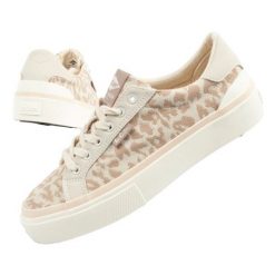 Buty Lee Cooper trampki damskie LCW-25-02-3330L beżowy. Brązowe trampki damskie bez wzorów, z gumy, bez zapięcia. Za 265.16 zł.