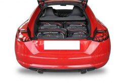 Torby Do Bagażnika Audi Tt 2014-2018 4Szt Kjust. Czarne torby podróżne KJUST, bez wzorów, z kauczuku. Za 974.00 zł.