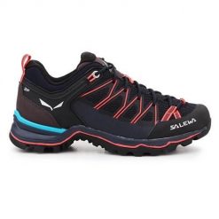 Buty trekkingowe damskie Salewa WS Mtn Trainer Lite. Czarne obuwie trekkingowe damskie Salewa, z materiału, bez zapięcia. Za 752.00 zł.