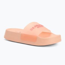 Klapki damskie U.S. Polo Assn. AMAMI009A. Brązowe klapki damskie U.S. Polo Assn., bez wzorów, z syntetyku, bez obcasa, bez zapięcia. Za 87.99 zł.