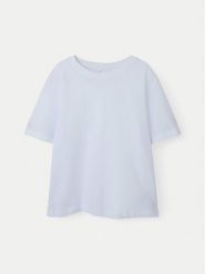 NAME IT T-Shirt Vobbo 13238968 Biały Loose Fit. Białe t-shirty i koszulki chłopięce Name it, bez wzorów, z bawełny, bez kołnierzyka, bez ramiączek. Za 29.99 zł.
