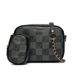 Torebka Steve Madden. Czarne torebki wieczorowe damskie Steve Madden, bez wzorów, bez dodatków. Za 339.99 zł.