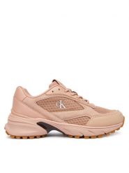 Calvin Klein Sneakersy Hike Runner Mesh Mix Ck YW0YW01994 Pomarańczowy. Brązowe obuwie sportowe damskie Calvin Klein, z meshu, bez zapięcia. Za 409.99 zł.