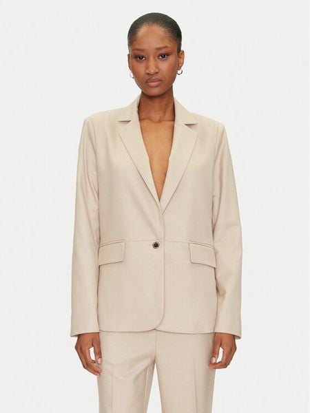 Morgan Marynarka 251-VLUX.F Beżowy Regular Fit. Brązowe marynarki i żakiety damskie Morgan, bez wzorów, z syntetyku. Za 359.99 zł.