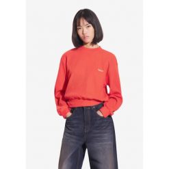 Bluza sportowa damska Prosto Ribbed bez kaptura. Czerwone bluzy damskie Prosto., bez wzorów, bez kaptura. W wyprzedaży za 155.99 zł.