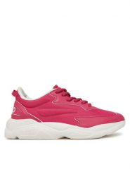 HUGO Sneakersy Leon Runn 50536660 Różowy. Czerwone obuwie sportowe damskie Hugo, z materiału, bez zapięcia. Za 649.99 zł.