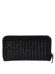 Florence Bags Skórzany portfel "Le Mans" w kolorze czarnym - 20 x 11 x 2 cm rozmiar: onesize. Czarne portfele damskie Florence Bags, bez wzorów, z materiału. Za 130.99 zł.