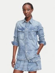 G-Star Raw Koszula jeansowa 2-pkt D30440-D539 Niebieski Regular Fit. Niebieskie koszule damskie G-Star, xs, bez wzorów, z bawełny, retro, bez kołnierzyka, bez ramiączek. Za 389.99 zł.