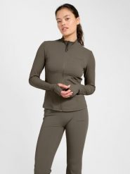 Damska bluza dresowa zapinana na zamek Hummel Prima. Brązowe bluzy damskie Hummel, xl, bez wzorów, z dresówki, bez kaptura. Za 312.20 zł.