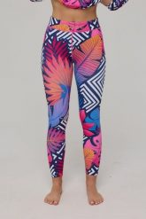 Damskie legginsy Big Poppa Baselayer. Niebieskie legginsy damskie OOSC, s, bez wzorów, z materiału, na fitness i siłownię. Za 269.99 zł.