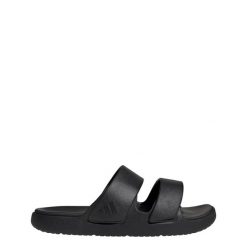Sandały ZNSORY. Brązowe sandały damskie Adidas, bez wzorów, bez obcasa, bez zapięcia. Za 229.00 zł.