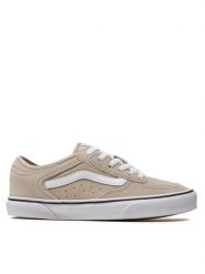 Vans Tenisówki Rowley Classic VN0009QJBAT1 Beżowy. Brązowe trampki damskie Vans, bez wzorów, z materiału, bez zapięcia. Za 209.99 zł.