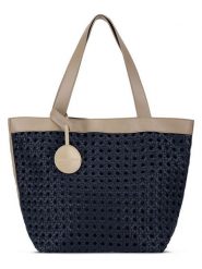 Ilse Jacobsen Shopper bag w kolorze granatowym - 51 x 36 cm rozmiar: onesize. Niebieskie shopper bag Ilse Jacobsen, bez wzorów, z materiału, na ramię, bez dodatków. Za 130.99 zł.