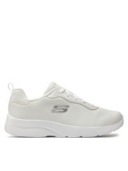 Skechers Sneakersy Dynamight 2.0 88888368/WHT Biały. Białe obuwie sportowe damskie Skechers, z materiału, bez zapięcia. Za 219.99 zł.