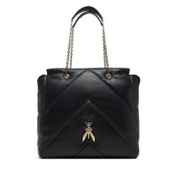 Torebka Patrizia Pepe. Czarne torebki wieczorowe damskie Patrizia Pepe, bez wzorów, bez dodatków. Za 1,999.00 zł.