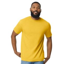 Koszulka Unisex Dla Dorosłych Softstyle Midweight. Niebieskie bluzki damskie GILDAN, s, bez wzorów, sportowe, bez kołnierzyka, bez ramiączek. Za 44.99 zł.