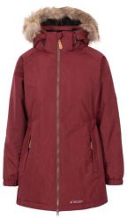 Trespass Celebrity - kurtka damska TP50 Dark Cherry. Czerwone kurtki damskie Trespass, na zimę, l, bez wzorów, z futra, bez kaptura. Za 258.75 zł.